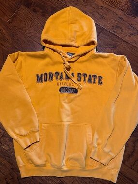 Montana State Bobcats Gold Hoodie Sweatshirt - Men's
